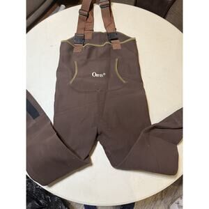 ORVIS Neoprene Brown Fishing Chest Waders With Stocking Foot - Men's Size Medium